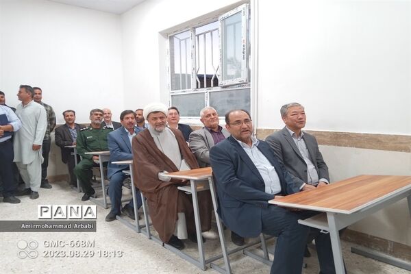 بهره برداری و افتتاح دبستان شش کلاسه شفا در روستای قلعه گک تربت‌جام