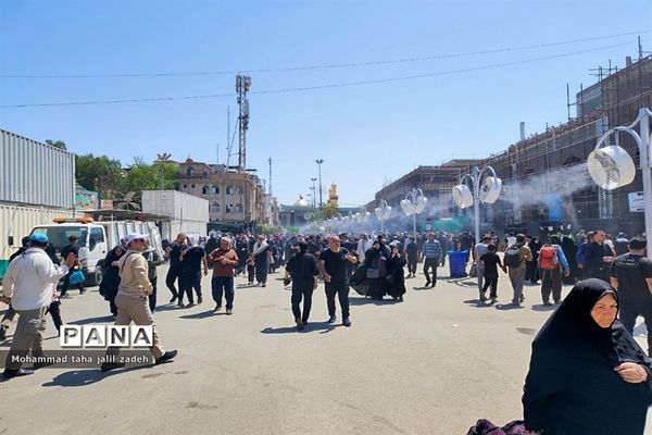 جمعیت کم نظیر مردم  در حرم امام حسین(ع) و حضرت عباس(ع)