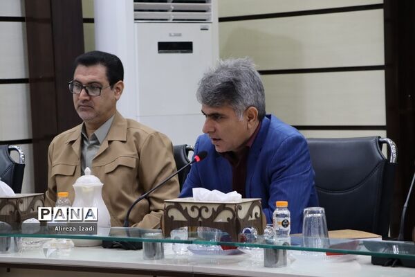 جلسه ستاد شاهد آموزش و پرورش استان بوشهر