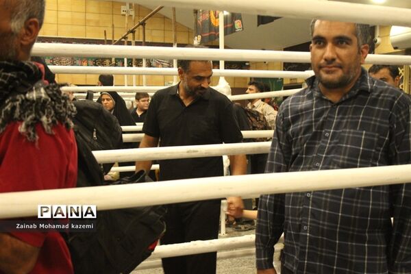 موکب سازمان دانش‌آموزی آبادان در مرز شلمچه