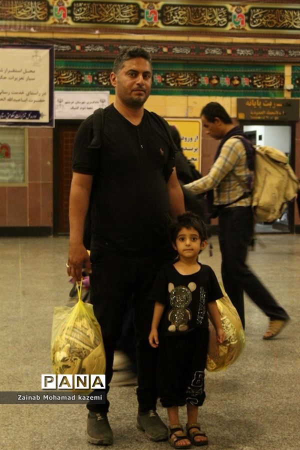 موکب سازمان دانش‌آموزی آبادان در مرز شلمچه