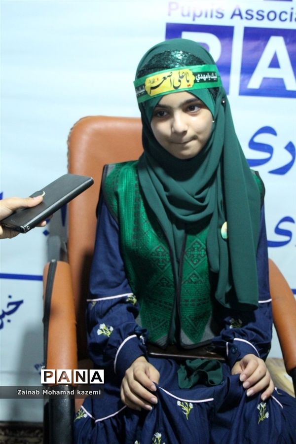 موکب سازمان دانش‌آموزی آبادان در مرز شلمچه