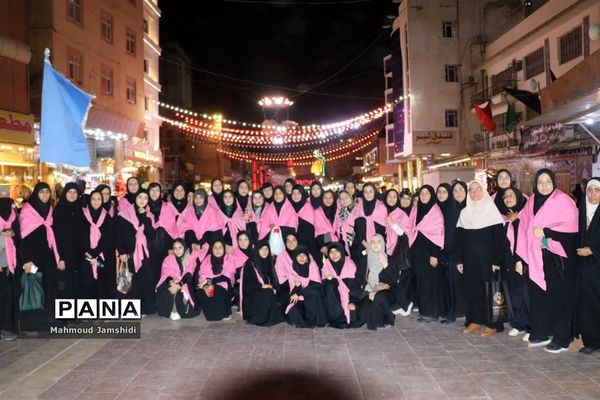 کاروان دانش‌آموزی پیاده‌روی اربعین استان مرکزی