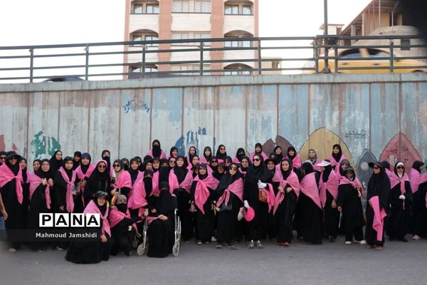 کاروان دانش‌آموزی پیاده‌روی اربعین استان مرکزی