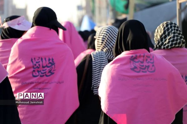 کاروان دانش‌آموزی پیاده‌روی اربعین استان مرکزی