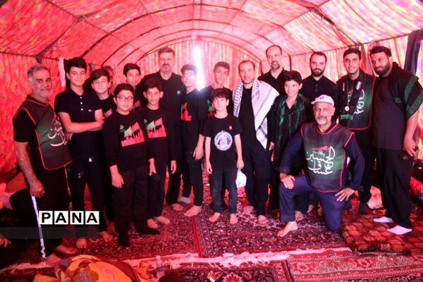 حضور معاون پرورشی و فرهنگی آموزش و پرورش در موکب عشاق الحسین سازمان دانش‌آموزی در کربلای معلی