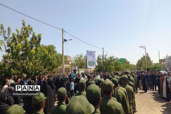مراسم تشییع و خاکسپاری شهید سرگرد داوود صبوری در سبزوار