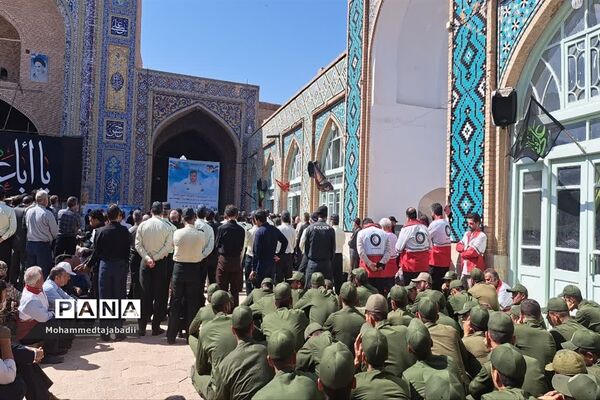 مراسم تشییع و خاکسپاری شهید سرگرد داوود صبوری در سبزوار