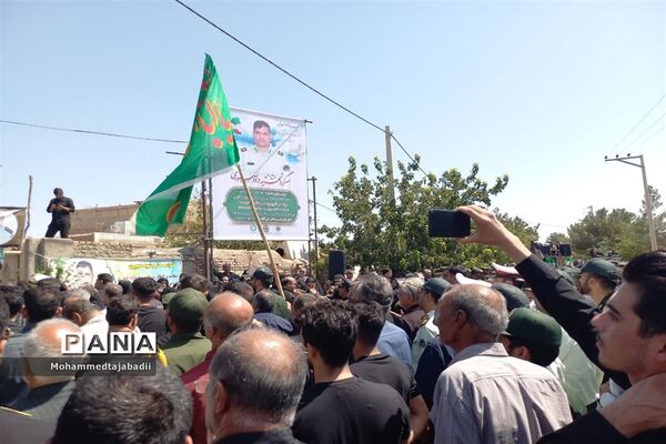 مراسم تشییع و خاکسپاری شهید سرگرد داوود صبوری در سبزوار