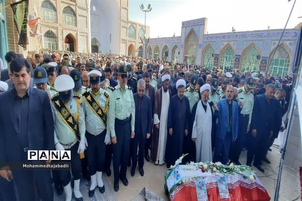 مراسم تشییع و خاکسپاری شهید سرگرد داوود صبوری در سبزوار