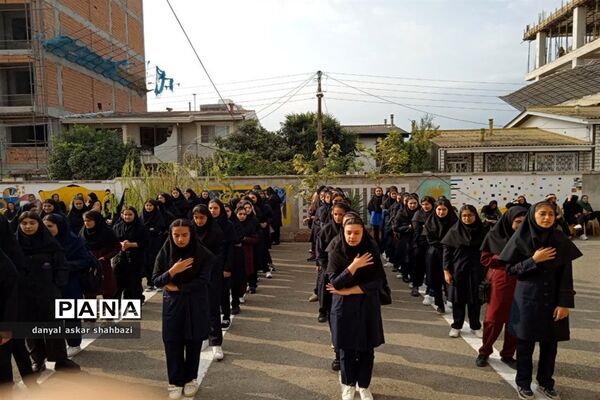 مانور بازگشایی مدارس در نور