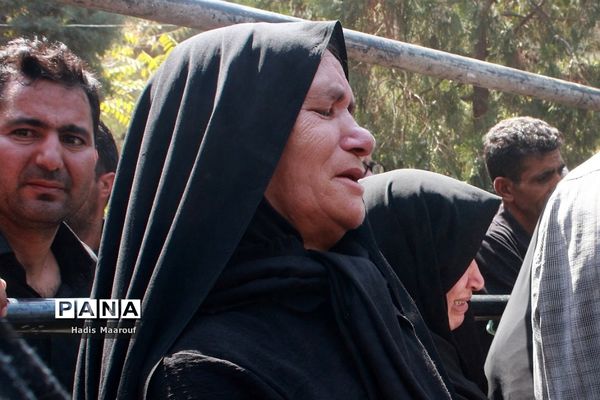 مراسم تشییع شهید مدافع حرم نسیم‌شهری