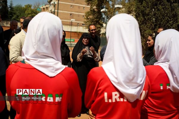 بازدید مسئولان ورزش کشور از اردوی تیم ملی تنیس