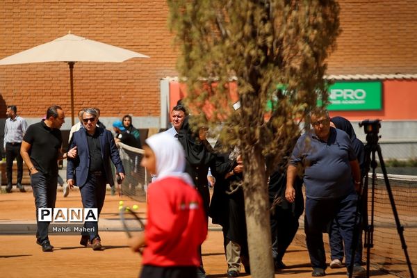 بازدید مسئولان ورزش کشور از اردوی تیم ملی تنیس