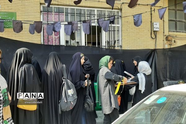 موکب دانش‌آموزی اربعین‌حسینی در شهرستان فیروزکوه