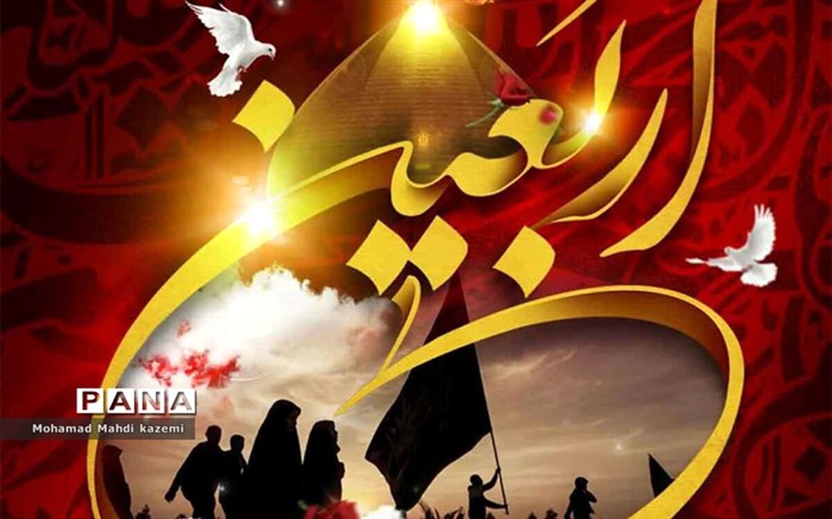 دانش‌آموزان خط مقدم پیاده‌روی اربعین حسینی هستند