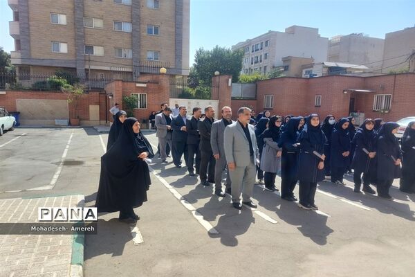 مانور بازگشایی مدارس منطقه ۸