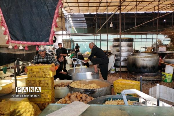 راهپیمایی اربعین در کربلا