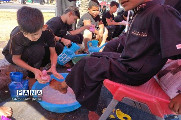راهپیمایی اربعین در کربلا