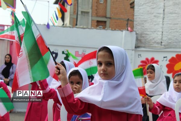 مانور بازگشایی مدارس در ساری