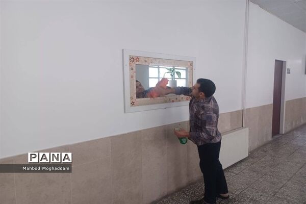 آماده سازی دبیرستان شهیده قزوینی منطقه ۱۳ برای بازگشایی در اول مهر