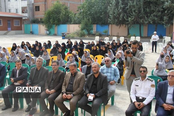 مانور استانی بازگشایی مدارس در ساری