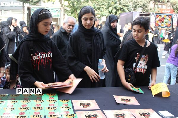 موکب عشاق الحسین (ع) سازمان دانش‌آموزی شهرستان‌های استان‌تهران در مسیر جاماندگان اربعین