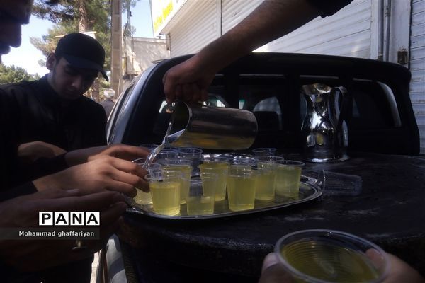 مراسم پیاده روی جاماندگان اربعین حسینی در تربت‌جام