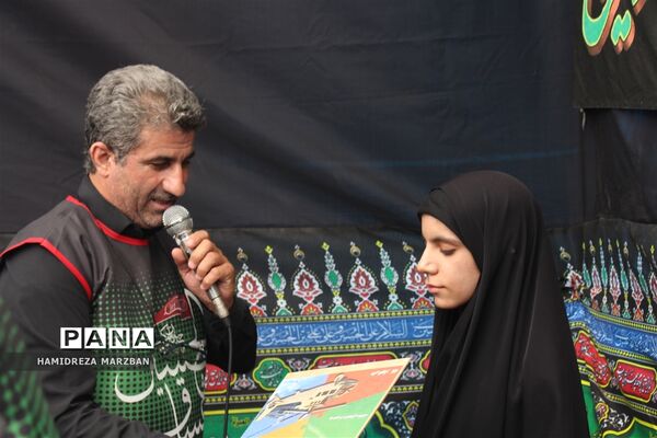 حضور دانش‌آموزان حسینی در موکب عشاق الحسین سازمان دانش‌آموزی شهرستان‌های استان تهران