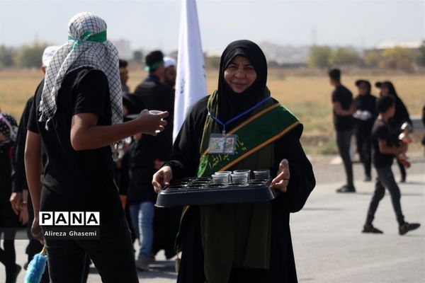 مراسم پیاده‌روی دل‌های اربعین در شهر اراک