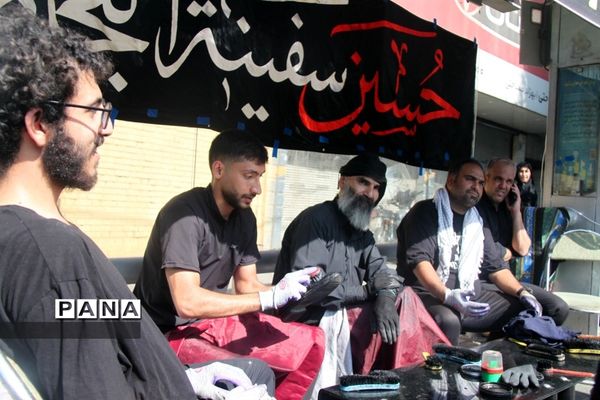 پیاده‌روی اربعین با حضور جمعی از مردم در شهرری