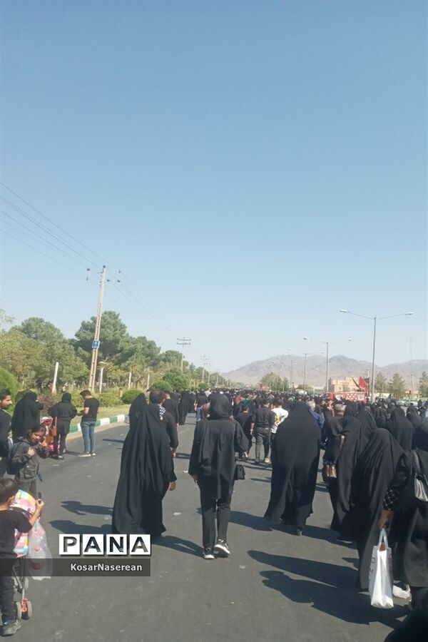پیاده روی اربعین در شهرستان کاشمر