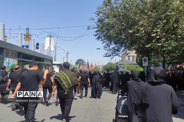 برگزاری مراسم و عزاداری جاماندگان اربعین در مشهد مقدس