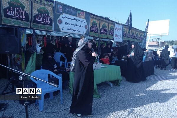 پیاده‌روی جاماندگان اربعین حسینی در شهرستان‌های گلستان