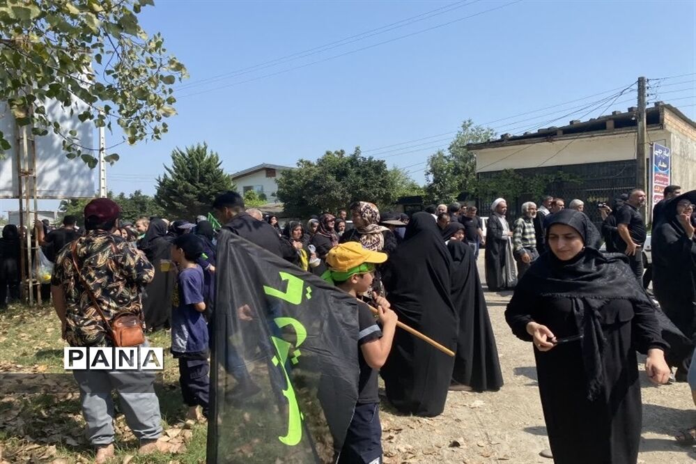 مراسم جاماندگان اربعین در قائمشهر
