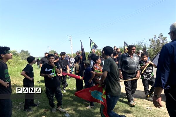 مراسم جاماندگان اربعین در قائمشهر