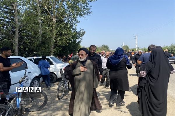 مراسم جاماندگان اربعین در قائمشهر