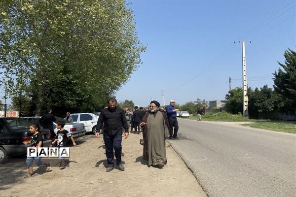 مراسم جاماندگان اربعین در قائمشهر