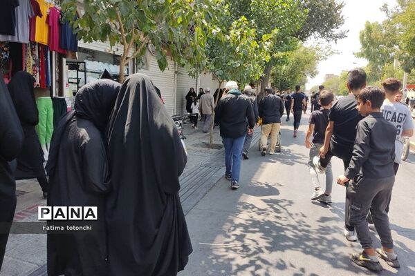 پیاده‌روی جاماندگان اربعین درشیراز