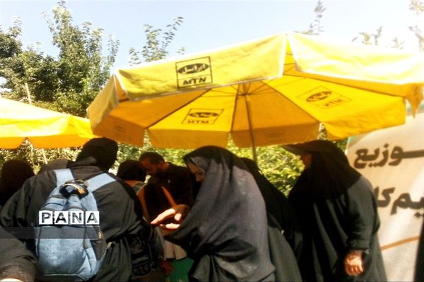 همایش پیاده‌روی جاماندگان حسینی از حرم تا حرم در شهرستان بن