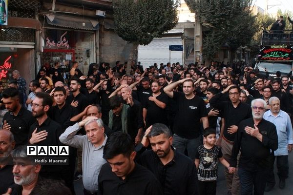 پیاده‌روی بهارستانی‌های عاشورایی جامانده از اربعین حسینی