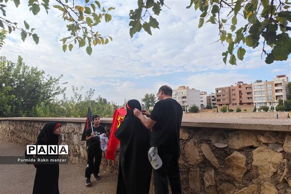 پیاده روی جاماندگان اربعین درشیراز