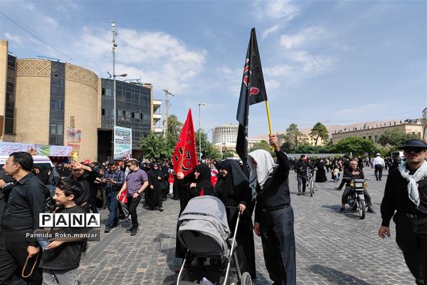 پیاده روی جاماندگان اربعین درشیراز