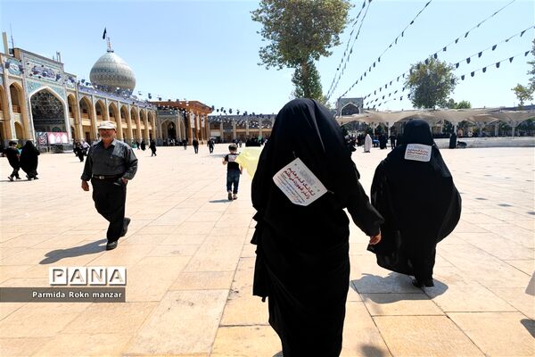 پیاده روی جاماندگان اربعین درشیراز