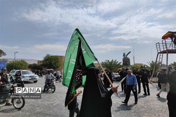 پیاده روی جاماندگان اربعین درشیراز