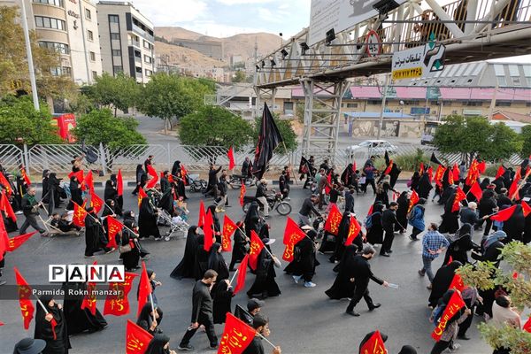 پیاده روی جاماندگان اربعین درشیراز