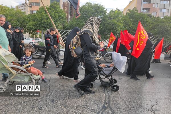 پیاده روی جاماندگان اربعین درشیراز