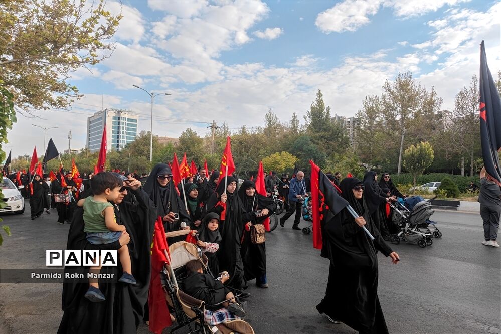 پیاده روی جاماندگان اربعین درشیراز