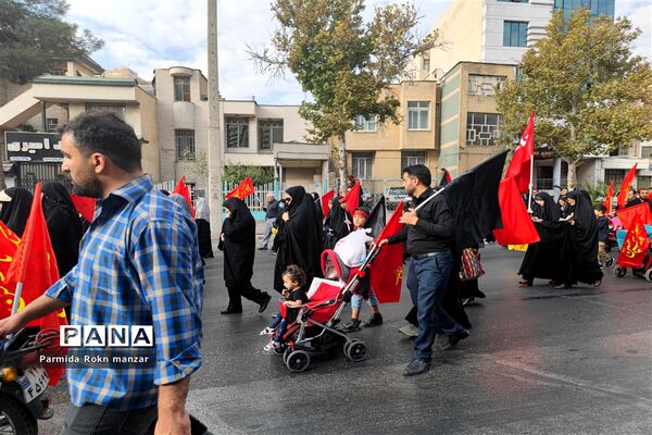 پیاده روی جاماندگان اربعین درشیراز