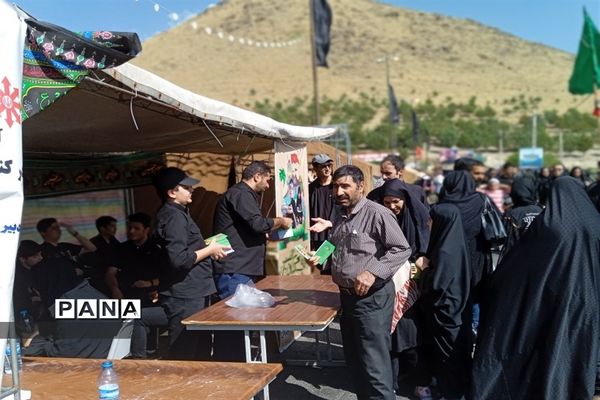 برگزاری موکب دانش‌آموزی